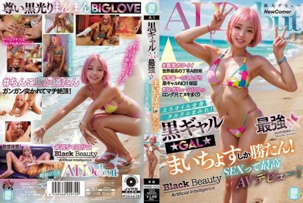 NAIAD-003 Black gal AI is the strongest Γÿå Maichosus is the only one who can win! Covered in erotic oil all over the body! SEX is the best AV debut!
