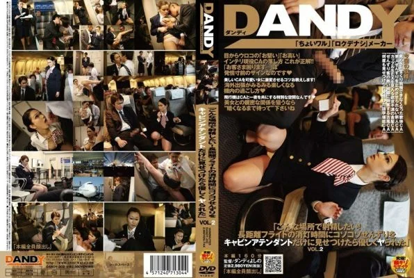 DANDY-202 “I Want To Ejaculate In A Place Like This! When I Showed Me A Sneak Peek At The Lights Out On A Long-distance Flight Only The Cabin Attendants Gently Fucked Me” VOL.2