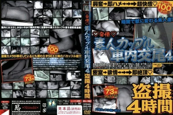 SINO-032 Γùå Estrus Γùå Amateur Couple Copulation In Car 4 Voyeur 4 Hours