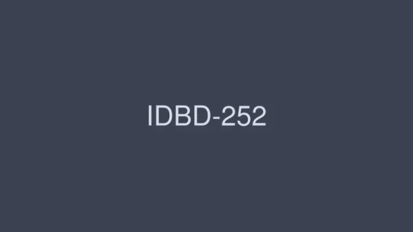 IDBD-252 IP SISTERS Collection
