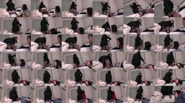 [UNCENSORED-LEAK] HALT-079 I couldn’t resist the sight of my playhood friend’s fair, beautiful buttocks through her black pantyhose, as she regularly comes to my unemployed house to take care of me, and I ended up cumming inside her multiple tim