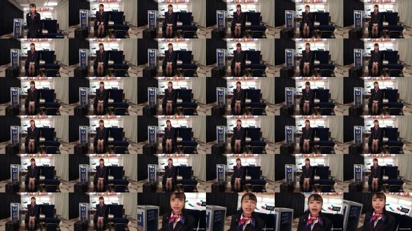 [UNCENSORED-LEAK] SVVRT-073 Amateur Variety: Her dildo-soaked pussy is completely visible through a see-through wall! A flight attendant with beautiful legs takes on the challenge of using an extra-thick dildo on her way back from a flight! Her lewd hip m