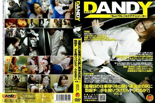 DANDY-133 “Will You Get Fucked If You Rub Your Erection Cock Into The Ass Of A Beautiful Lady Who’s Getting Home From Work On Friday?” VOL.3