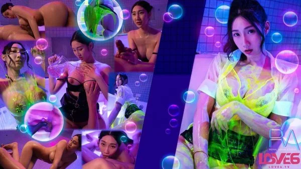 RAS306 – Absolute big breast bubble bath fluorescent x lubrication x neon light